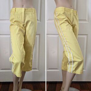 BCBGMaxAzria Capri Pants SZ 2 Yellow